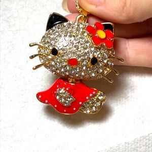 Hello Kitty cat pin or necklace
